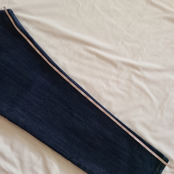 EUC Wet Seal Dark Blue Wash Straight Leg y2k Denim Jeans, Junior's 15 Short - Picture 9 of 12